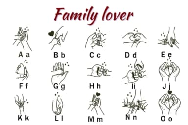 Family Lover by Nun Sukhwan — Dingbats Font — thumbnail 2