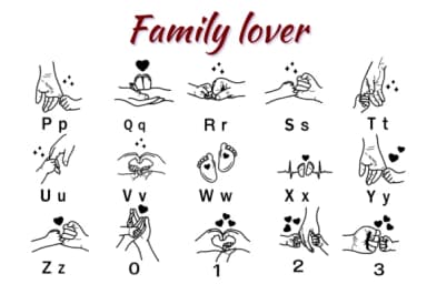 Family Lover by Nun Sukhwan — Dingbats Font — thumbnail 3