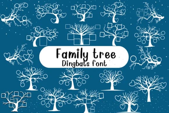 Family Tree by Nongyao — Dingbats Font