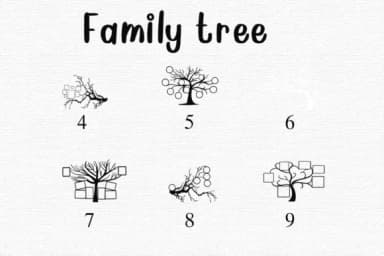 Family Tree by Nongyao — Dingbats Font — thumbnail 4