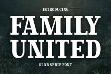 Family United by Eightde — Slab Serif Font — thumbnail 1