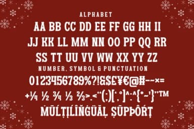 Famous Christmas by Riman (7NTypes) — Slab Serif Font — thumbnail 5