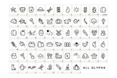Farm by YandiDesigns — Dingbats Font — thumbnail 2
