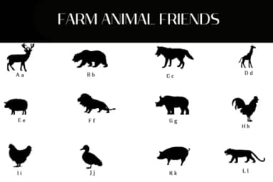 Farm Animal Friends by Heartcraft Atelier — Dingbats Font — thumbnail 2