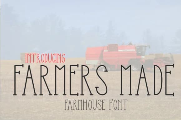 Farmers Made by Chamsae Studio — Slab Serif Font