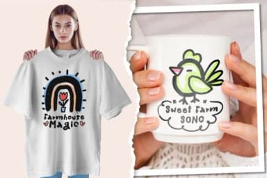 Farmhouse Doodle by Nobu Collections — Dingbats Font — thumbnail 8