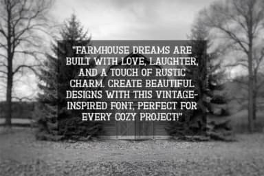 Farmhouse Vintage by TonisArtStudio — Slab Serif Font — thumbnail 3