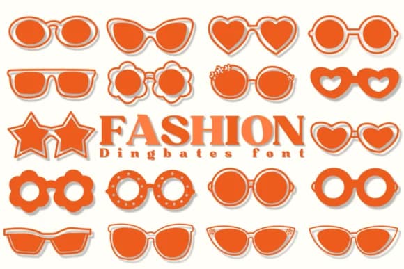 Fashion by Chonada — Dingbats Font