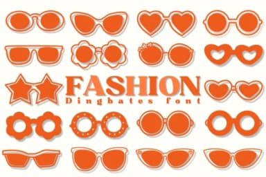 Fashion by Chonada — Dingbats Font — thumbnail 1