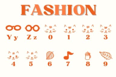 Fashion by Chonada — Dingbats Font — thumbnail 4