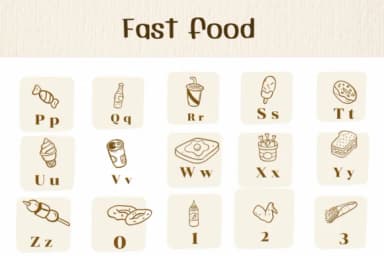 Fast Food by Ketsarin — Dingbats Font — thumbnail 3