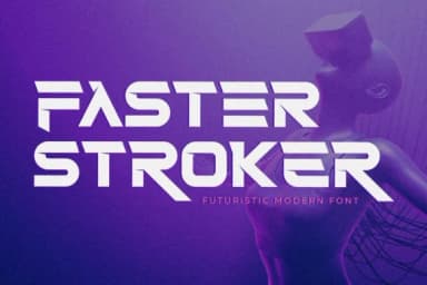 Faster Stroker by Storytype Studio — Slab Serif Font — thumbnail 1