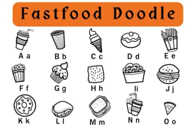 Fastfood by Nun Sukhwan — Dingbats Font — thumbnail 2