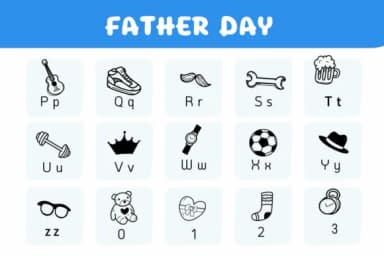 Father Day by Natchuta — Dingbats Font — thumbnail 3