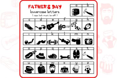 Father's Day by WADLEN — Dingbats Font — thumbnail 3
