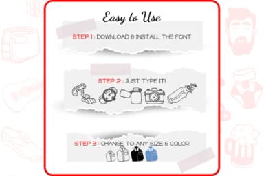 Father's Day by WADLEN — Dingbats Font — thumbnail 4