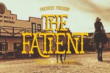 Fatient by Denustudios — Slab Serif Font — thumbnail 1