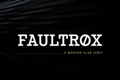 Faultrox by Origin Designs PH — Slab Serif Font — thumbnail 1