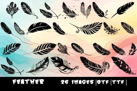 Feather by MOMAT THIRTYONE — Dingbats Font