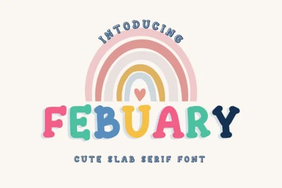 February by SiapGraph — Slab Serif Font