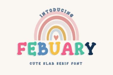 February by SiapGraph — Slab Serif Font — thumbnail 1