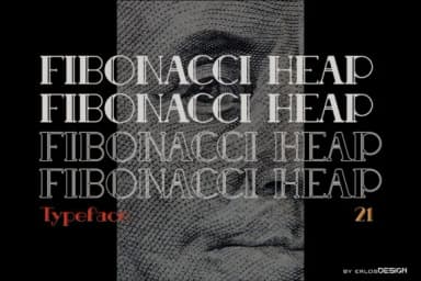 Fibonacci Heap by erlosDESIGN — Slab Serif Font — thumbnail 1