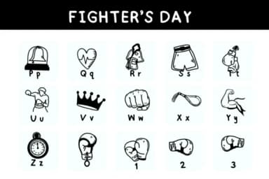 Fighter Day by Bee piyanuch — Dingbats Font — thumbnail 8
