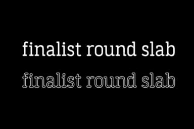 Finalist Round Slab by blntyksl — Slab Serif Font — thumbnail 3