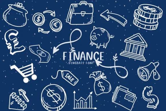 Finance by CHANOK — Dingbats Font