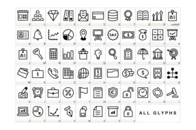 Finance by YandiDesigns — Dingbats Font — thumbnail 2