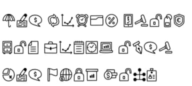 Finance by YandiDesigns — Dingbats Font — thumbnail 6