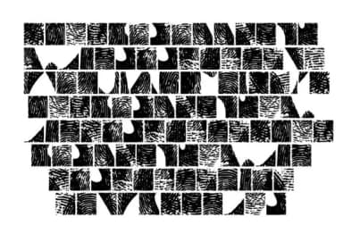 Finger Prints Glyph Font by GraphicsBam Fonts — Dingbats Font — thumbnail 2