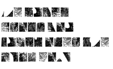 Finger Prints Glyph Font by GraphicsBam Fonts — Dingbats Font — thumbnail 4