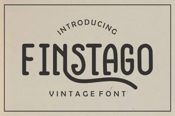 Finstago by prayoga_std — Slab Serif Font