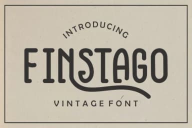Finstago by prayoga_std — Slab Serif Font — thumbnail 1