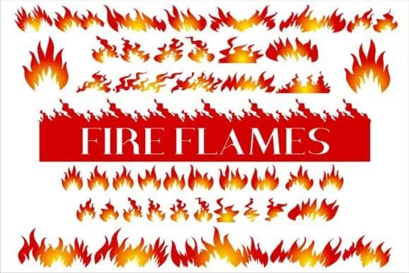 Fire Flames by edywiyonopp — Dingbats Font