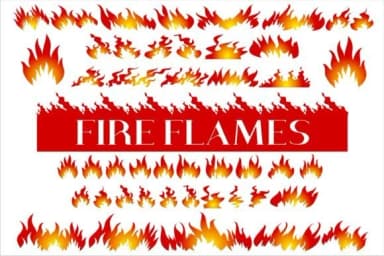 Fire Flames by edywiyonopp — Dingbats Font — thumbnail 1