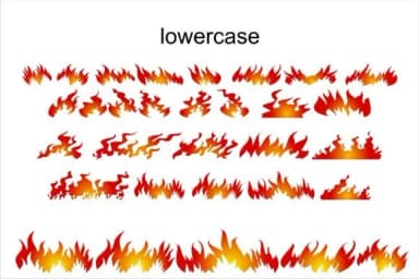 Fire Flames by edywiyonopp — Dingbats Font — thumbnail 2