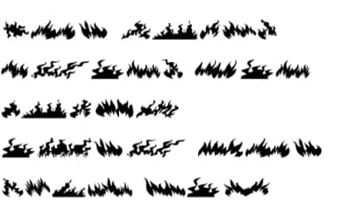 Fire Flames by edywiyonopp — Dingbats Font — thumbnail 6