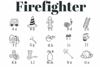 Firefighter by Suphitchaya — Dingbats Font — thumbnail 2