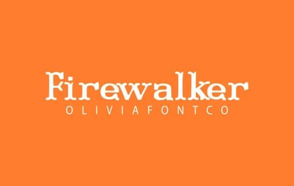 Firewalker by OliviaFontCo — Slab Serif Font