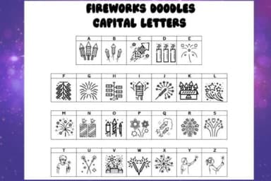 Fireworks by Mary Kay's Magic — Dingbats Font — thumbnail 2