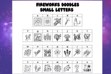 Fireworks by Mary Kay's Magic — Dingbats Font — thumbnail 3