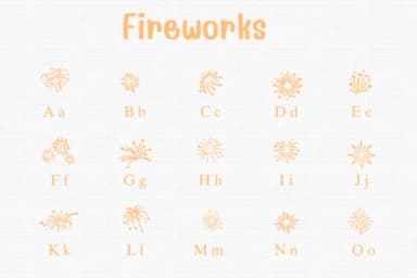 Fireworks by Sontaya — Dingbats Font — thumbnail 2