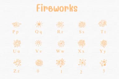 Fireworks by Sontaya — Dingbats Font — thumbnail 3