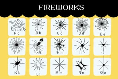Fireworks by Natchuta — Dingbats Font — thumbnail 2