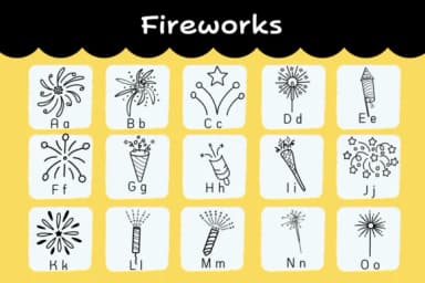 Fireworks by Natchuta — Dingbats Font — thumbnail 2