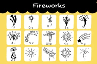 Fireworks by Natchuta — Dingbats Font — thumbnail 3