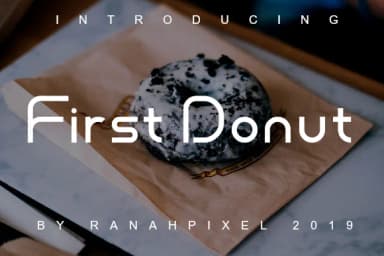 First Donut by Ranahpixel — Slab Serif Font — thumbnail 1