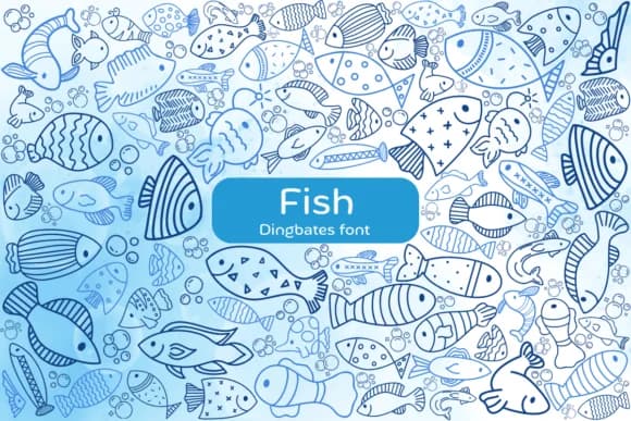 Fish by Chonada — Dingbats Font